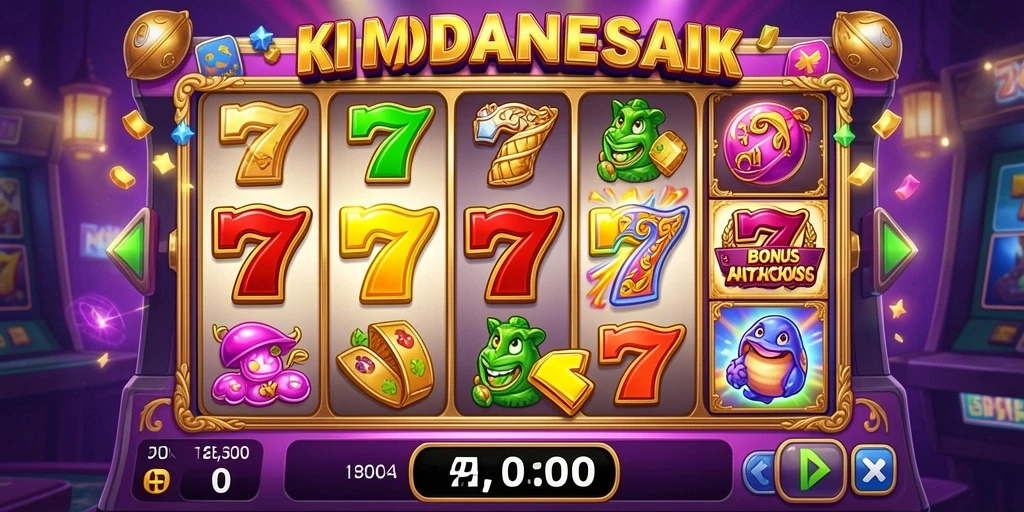 Tangkapan layar memperlihatkan item dan power-up yang tersedia.