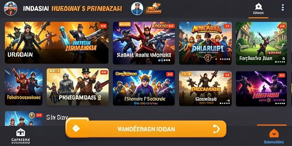 Tantangan seru di setiap level permainan.