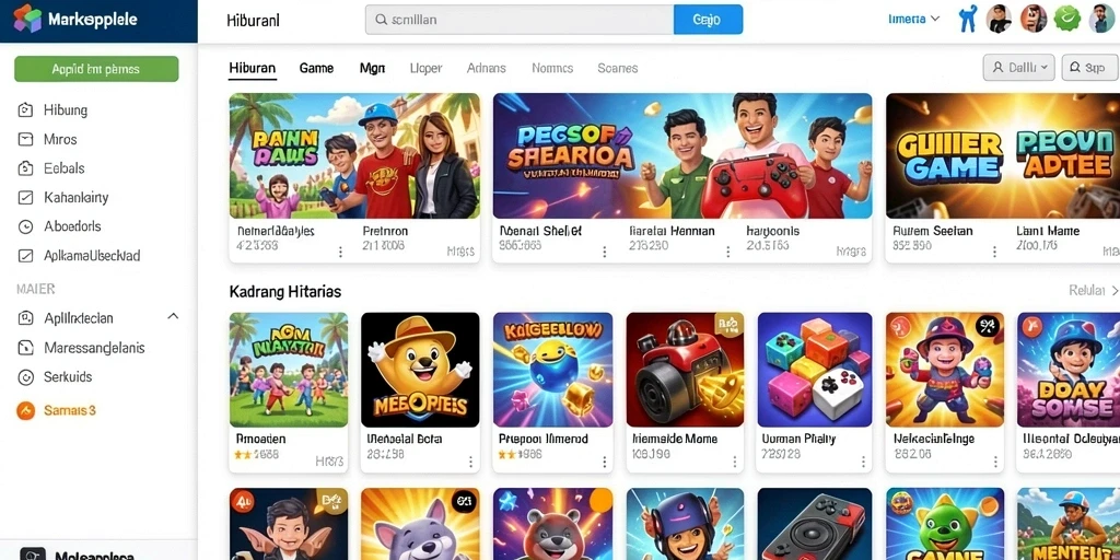 Fitur sosial yang memungkinkan interaksi antar pemain.